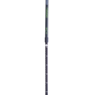 Палки для скандинавской ходьбы Longway, 77-135 см, 2-секционные, чёрный/ярко-зелёный